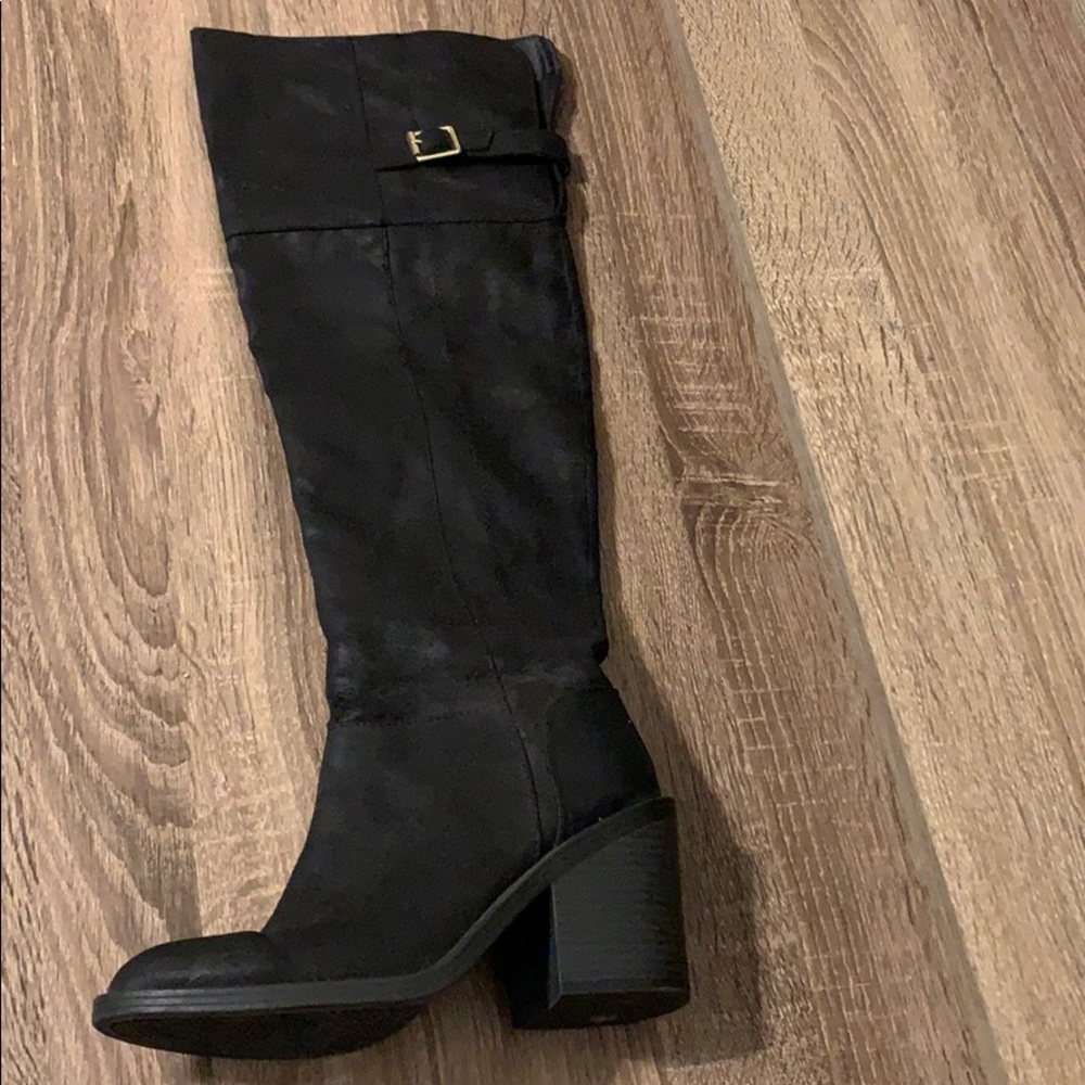 Over the Knee Black Boots